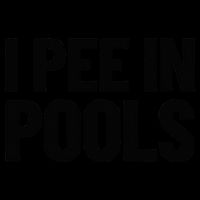 I Pee In Pools Funny Vacation Humor Swimming I Pee In Pools 16oz Travel Tumbler