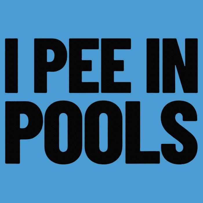 I Pee In Pools Funny Vacation Humor Swimming I Pee In Pools Tie Dye Hoodie