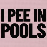 I Pee In Pools Funny Vacation Humor Swimming I Pee In Pools 25L Jumbo Tote