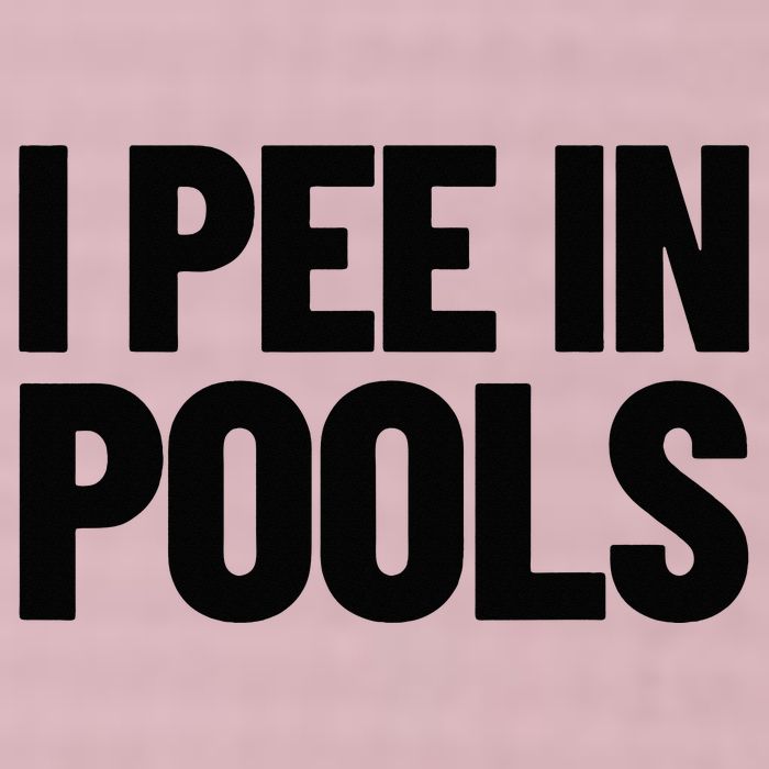 I Pee In Pools Funny Vacation Humor Swimming I Pee In Pools 25L Jumbo Tote