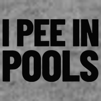 I Pee In Pools Funny Vacation Humor Swimming I Pee In Pools Toddler Sweatshirt