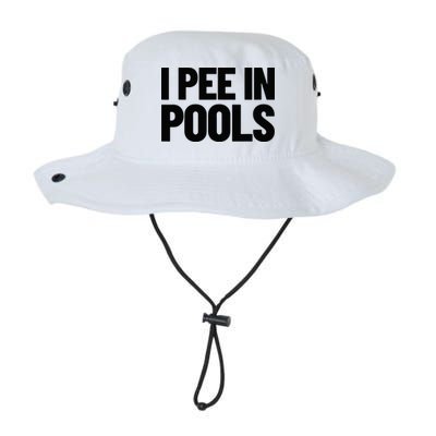 I Pee In Pools Funny Vacation Humor Swimming I Pee In Pools Bucket Hat