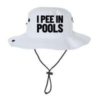 I Pee In Pools Funny Vacation Humor Swimming I Pee In Pools Bucket Hat