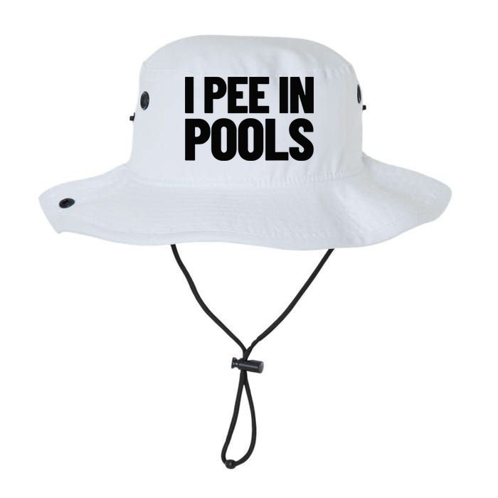 I Pee In Pools Funny Vacation Humor Swimming I Pee In Pools Bucket Hat