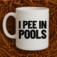 I Pee In Pools Funny Vacation Humor Swimming I Pee In Pools Mug