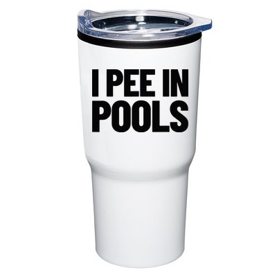I Pee In Pools Funny Vacation Humor Swimming I Pee In Pools Tumbler