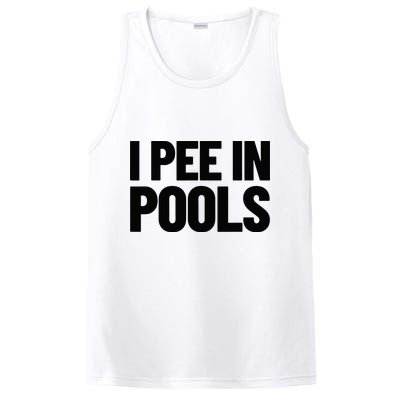 I Pee In Pools Funny Vacation Humor Swimming I Pee In Pools PosiCharge Competitor Tank