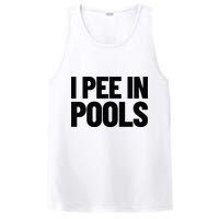 I Pee In Pools Funny Vacation Humor Swimming I Pee In Pools PosiCharge Competitor Tank