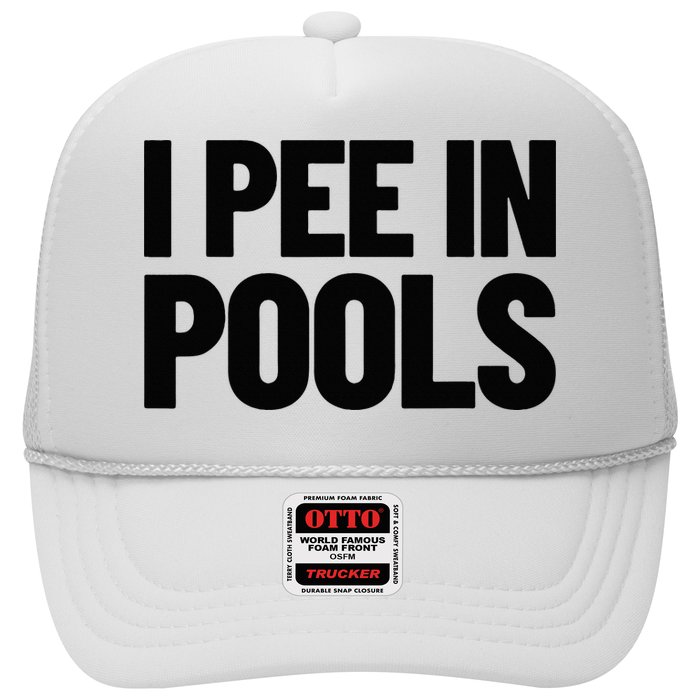 I Pee In Pools Funny Vacation Humor Swimming I Pee In Pools Hat