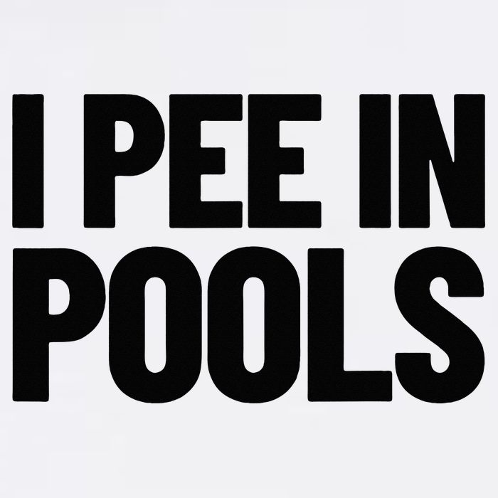 I Pee In Pools Funny Vacation Humor Swimming I Pee In Pools Tank Top