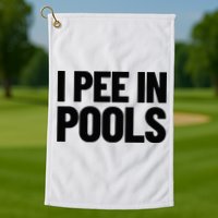 I Pee In Pools Funny Vacation Humor Swimming I Pee In Pools Golf Towel