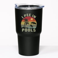 I Pee In Pools Sarcastic Sayings For Pools Lovers Retro Tumbler