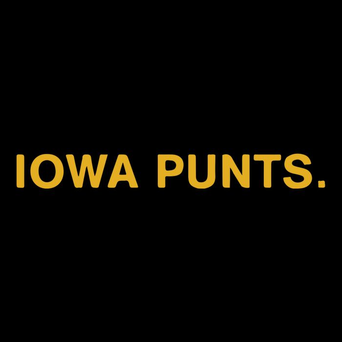 Iowa Punts Apron