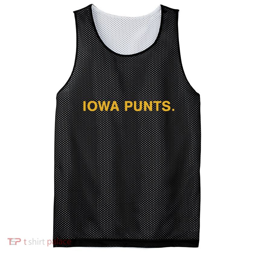 Iowa Punts Mesh Reversible Basketball Jersey Tank