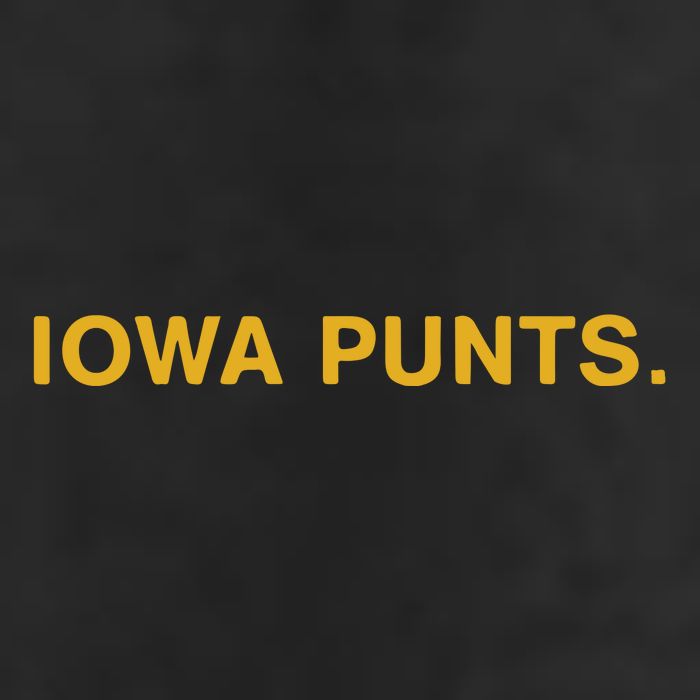 Iowa Punts Golf Towel