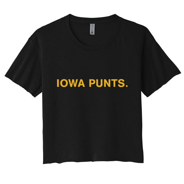 Iowa Punts Crop Top