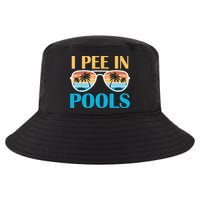 I Pee In Pools Funny Jokes Sarcastic Sayings Cool Comfort Performance Bucket Hat