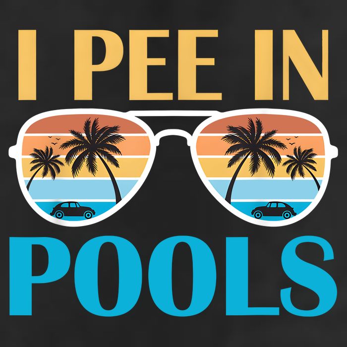 I Pee In Pools Funny Jokes Sarcastic Sayings Cool Comfort Performance Bucket Hat
