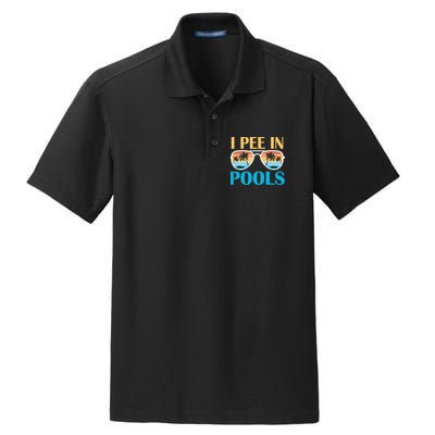 I Pee In Pools Funny Jokes Sarcastic Sayings Dry Zone Grid Polo