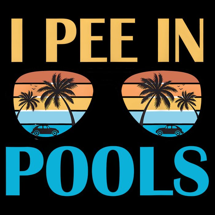 I Pee In Pools Funny Jokes Sarcastic Sayings 16oz Travel Tumbler