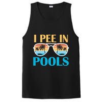 I Pee In Pools Funny Jokes Sarcastic Sayings PosiCharge Competitor Tank