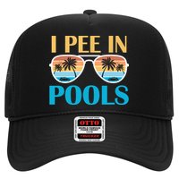 I Pee In Pools Funny Jokes Sarcastic Sayings Trucker Hat