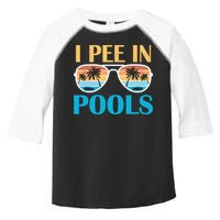 I Pee In Pools Funny Jokes Sarcastic Sayings Toddler Fine Jersey T-Shirt