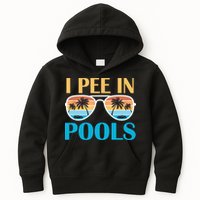 I Pee In Pools Funny Jokes Sarcastic Sayings Kids Hoodie