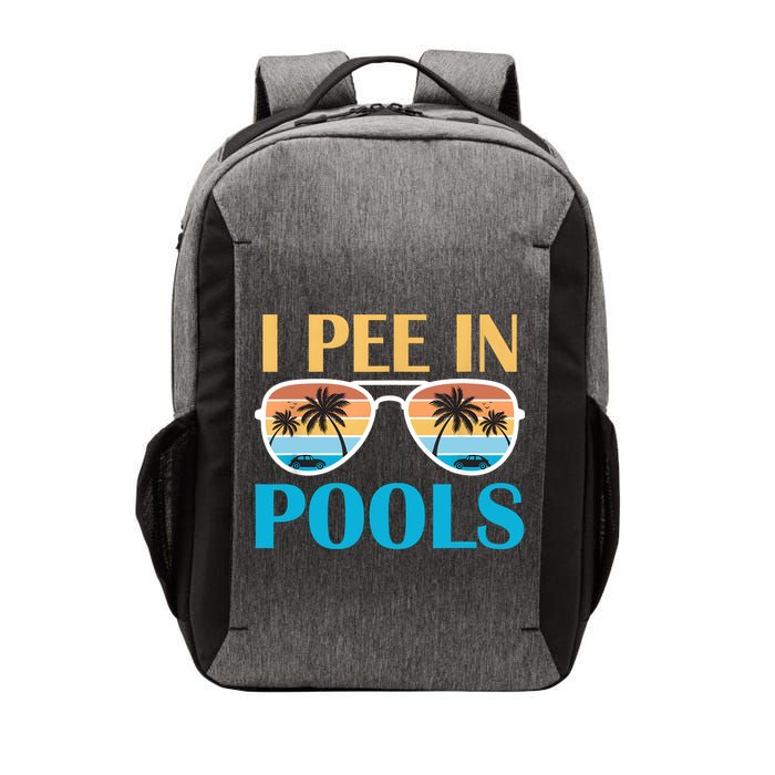 I Pee In Pools Funny Jokes Sarcastic Sayings Vector Backpack