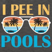 I Pee In Pools Funny Jokes Sarcastic Sayings Vector Backpack