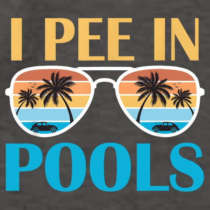 I Pee In Pools Funny Jokes Sarcastic Sayings Vector Backpack