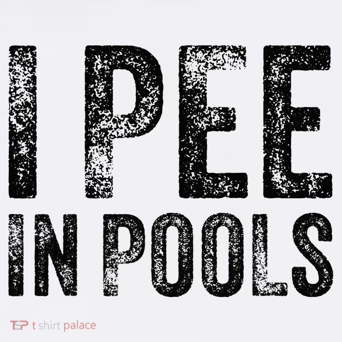 I Pee In Pools Funny Quote Saying Summer Vacation Party Tall T-Shirt
