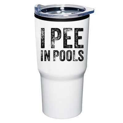 I Pee In Pools Funny Quote Saying Summer Vacation Party Tumbler