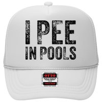 I Pee In Pools Funny Quote Saying Summer Vacation Party Hat