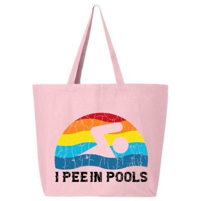 I Pee In Pools Funny Swimmer Swimming Coach Player 25L Jumbo Tote