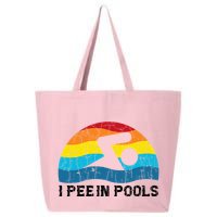 I Pee In Pools Funny Swimmer Swimming Coach Player 25L Jumbo Tote