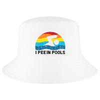 I Pee In Pools Funny Swimmer Swimming Coach Player Cool Comfort Performance Bucket Hat