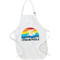 I Pee In Pools Funny Swimmer Swimming Coach Player Apron