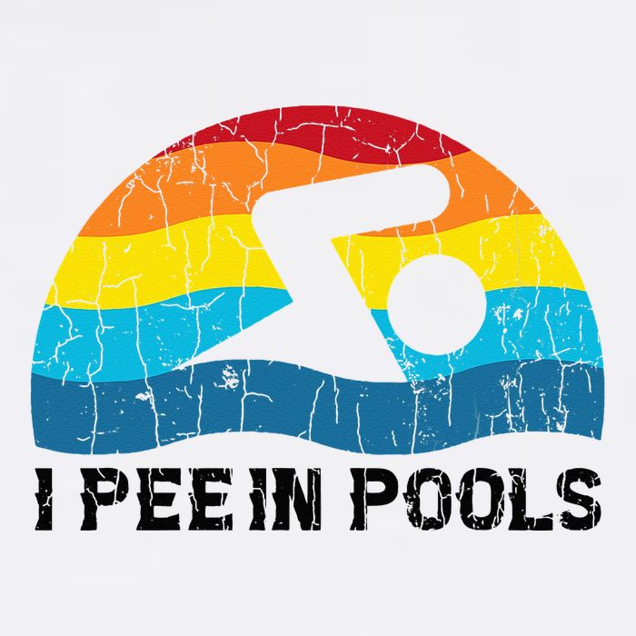 I Pee In Pools Funny Swimmer Swimming Coach Player Bucket Hat