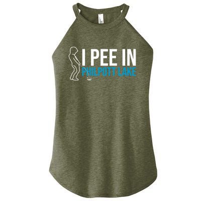 I Pee In The Philpott Lake Funny Camping Humor Camper Gift Women's Perfect Tri Rocker Tank