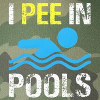 I Pee In Pools Funny Swimming Sayings Summer Legacy Tie Dye Trucker Hat