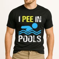 I Pee In Pools Funny Swimming Sayings Summer Performance Shirt