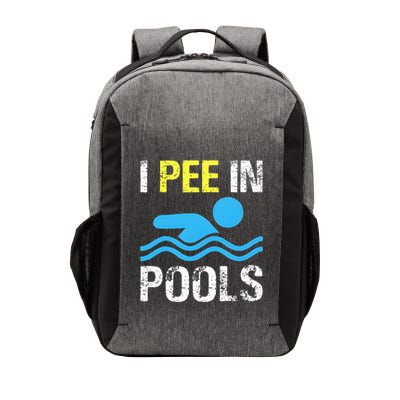 I Pee In Pools Funny Swimming Sayings Summer Vector Backpack