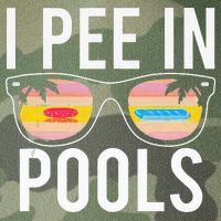 I Pee In Pools Legacy Tie Dye Trucker Hat