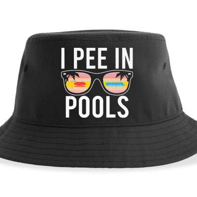 I Pee In Pools Sustainable Bucket Hat