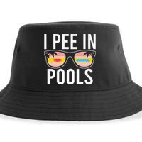I Pee In Pools Sustainable Bucket Hat