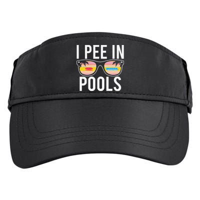 I Pee In Pools Adult Drive Performance Visor