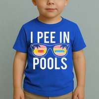 I Pee In Pools Toddler T-Shirt