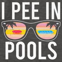 I Pee In Pools Vector Backpack