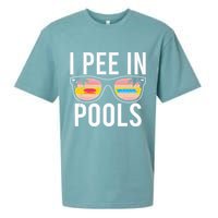 I Pee In Pools Sueded Cloud Jersey T-Shirt